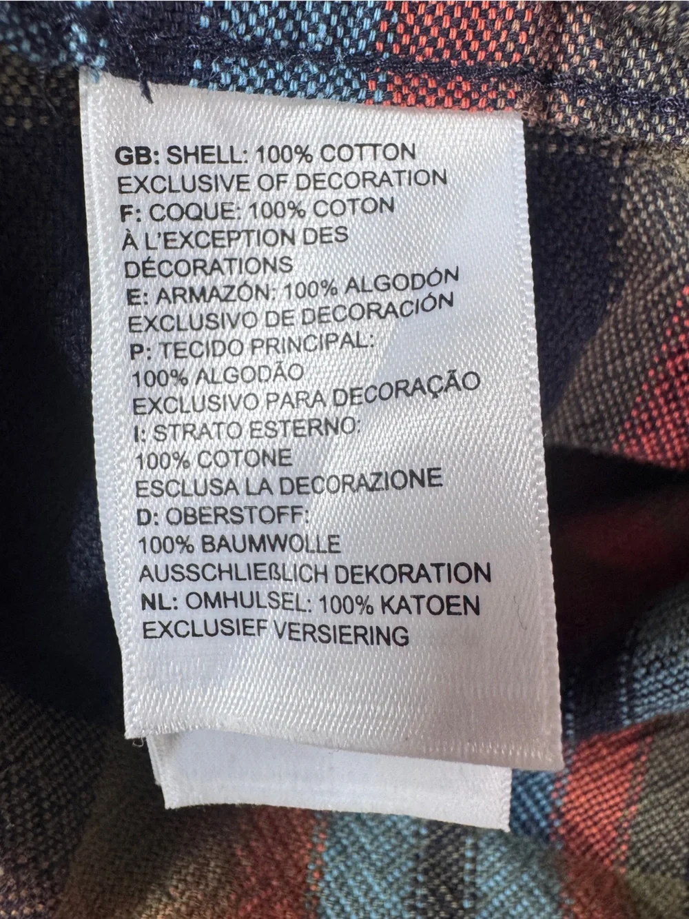 The North Face Men’s XL Plaid Flannel Shirt Long Sleeve Outdoor Button Down